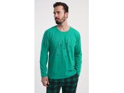 Pánské pyžamo dlouhé Tetris