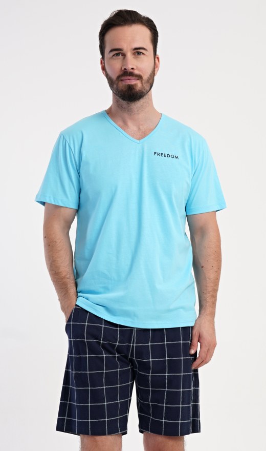 Pánské pyžamo šortky Freedom - Pánská pyžama šortky