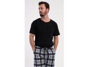 Pánské pyžamové kalhoty Lukáš Muži - Pánská pyžama - Nadměrná pánská pyžama - Nadměrné pánské pyžamové kalhoty