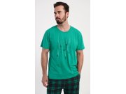 Pánské pyžamo šortky Tetris