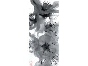 Fototapeta Černobílá Květiny FTNV-2863, rozměry 90 x 202 cm Fototapety skladem