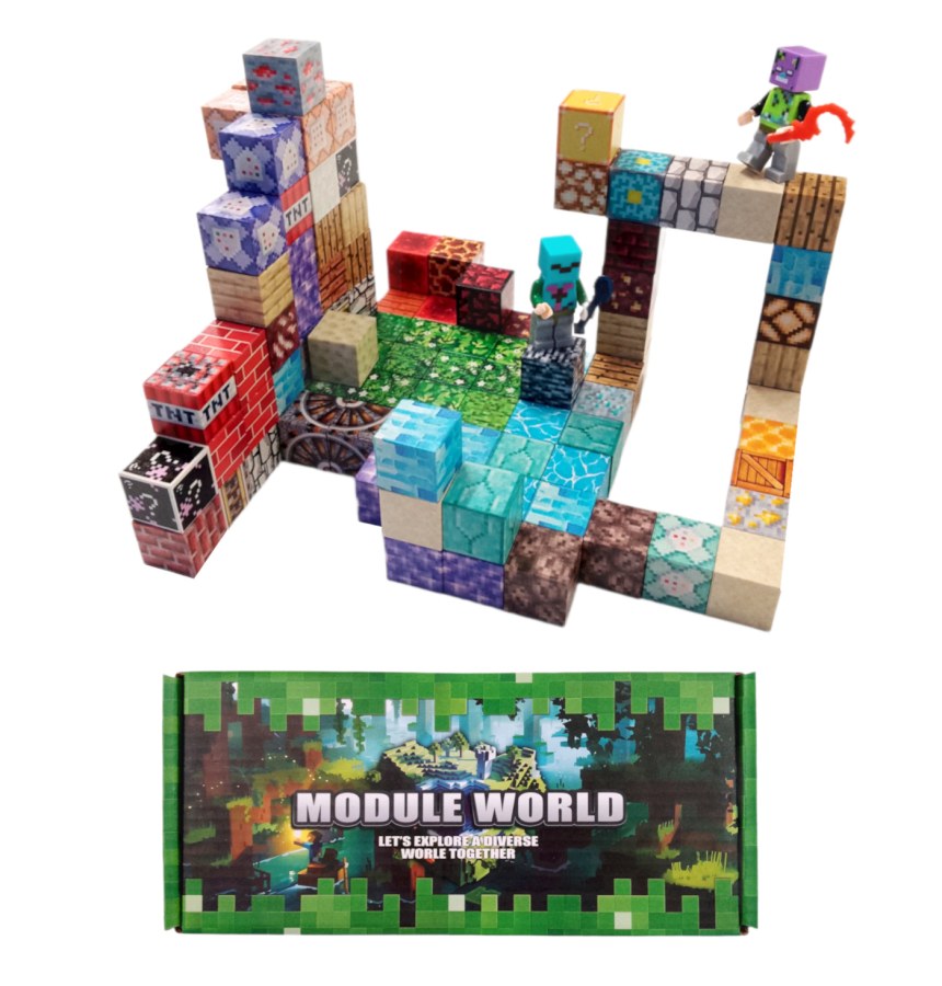 Magnetická stavebnice Minecraft Special blocks 102ks - Magnetické stavebnice