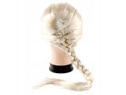 Elsa Frozen paruka s copánkem 60cm