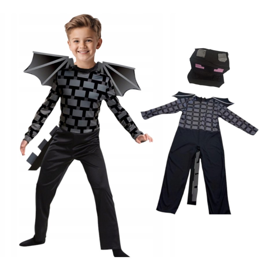 Dětský kostým Minecraft Ender Dragon 128-134 L - Dětské kostýmy