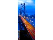 Fototapeta Night Bridge FTNV-2903, rozměry 90 x 202 cm
