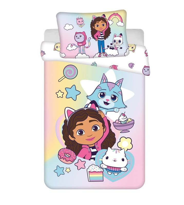 JERRY FABRICS Povlečení do postýlky Gábinin kouzelný domek Sugar Dream baby Bavlna, 100/135, 40/60 cm - Povlečení do postýlky