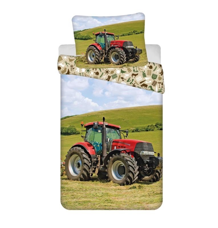 Povlečení fototisk - JERRY FABRICS Povlečení Traktor Bavlna, 140/200, 70/90 cm JERRY FABRICS Povlečení Traktor Bavlna, 140/200, 70/90 cm - Povlečení fototisk