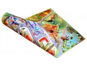 Dětský koberec venkovní oboustranný Farma-Město, rozměry 75 x 100 cm Dětské koberce