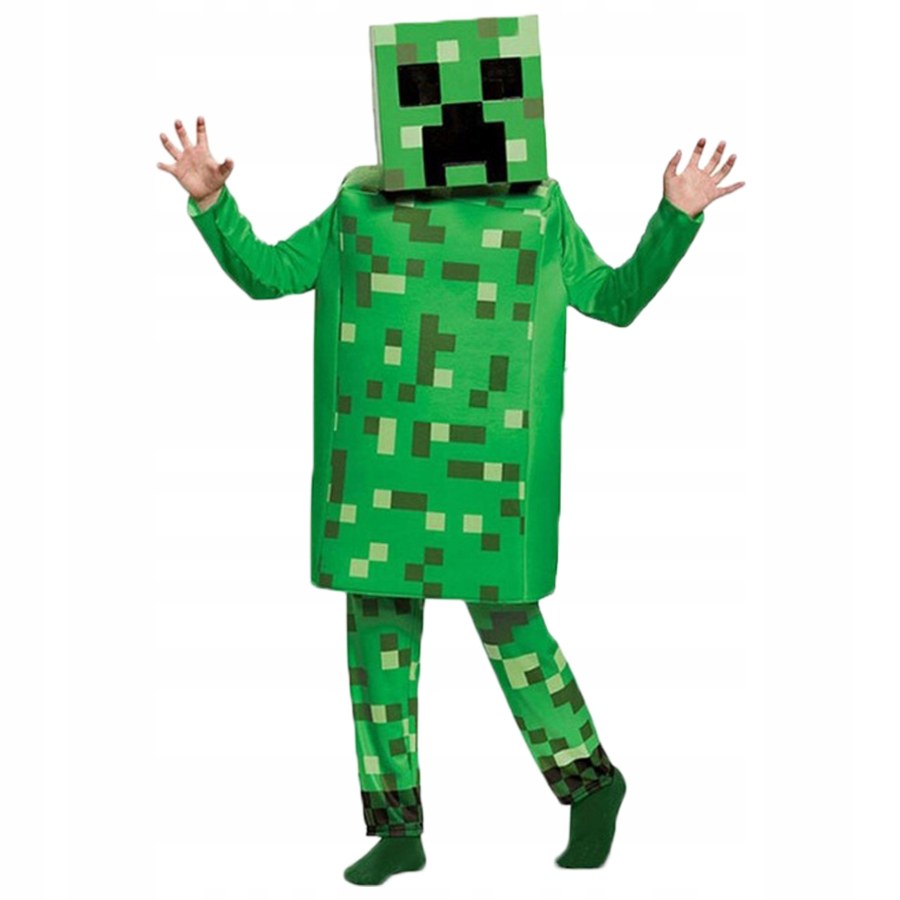 Párty a karneval - Dětské kostýmy - Dětský kostým Minecraft Creeper 128-134 L Dětský kostým Minecraft Creeper 128-134 L - Dětské kostýmy