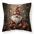 DETEXPOL Vánoční povlak na polštářek Trpaslík ozdoby micro Polyester, 40/40 cm Polštářky - povláčky na polštářky