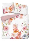 DETEXPOL Francouzské povlečení Květy na bílém Bavlna, 220/200, 2x70/80 cm