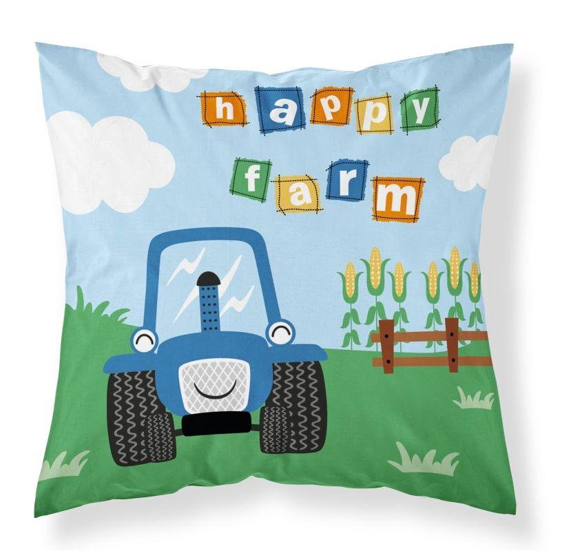 DETEXPOL Povlak na polštářek Farma modrá Bavlna, 40/40 cm - povláčky na polštářky