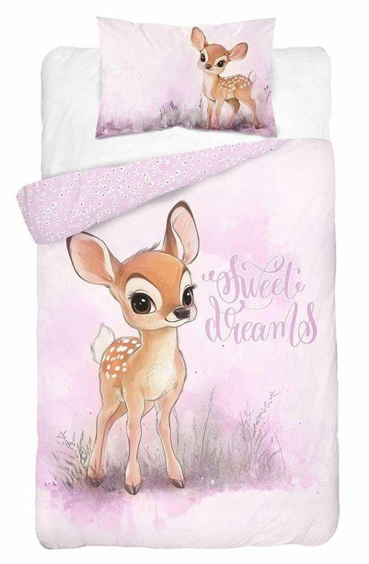 Povlečení do postýlky - DETEXPOL Povlečení do postýlky Srneček B Bavlna, 100/135, 40/60 cm DETEXPOL Povlečení do postýlky Srneček B Bavlna, 100/135, 40/60 cm - Povlečení do postýlky