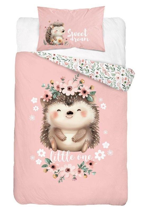 DETEXPOL Povlečení do postýlky Ježeček A Bavlna, 100/135, 40/60 cm - Povlečení do postýlky