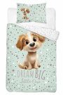 DETEXPOL Povlečení do postýlky Veselý Pejsek A Bavlna, 100/135, 40/60 cm