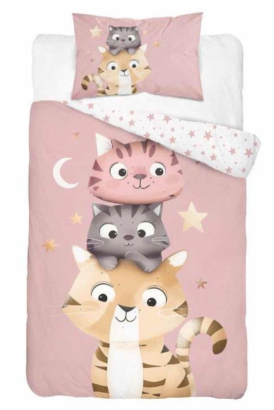 DETEXPOL Povlečení do postýlky Kočičky Bavlna, 100/135, 40/60 cm - Povlečení do postýlky