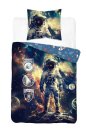 DETEXPOL Povlečení Kosmonaut Bavlna, 140/200, 70/80 cm