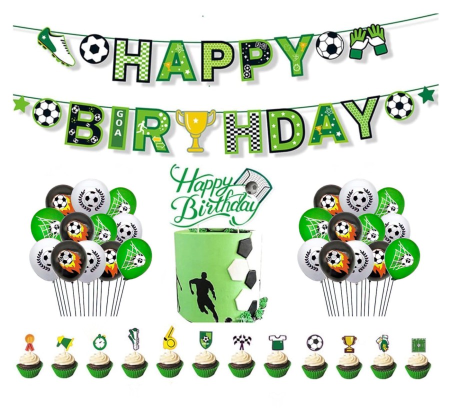 Velká narozeninová sada Fotbal 53ks Velká narozeninová sada Fotbal 53ks