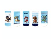 Dětské ponožky Tlapková patrola Kamarádi 5-8 let 5 párů