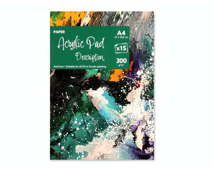 Malířský akrylový blok ART PAD - 300g 15listů A4 - Výtvarné potřeby