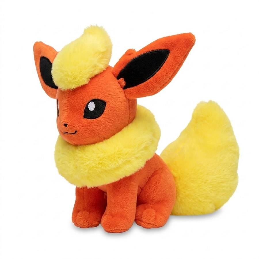 Plyšová hračka Pokémon Eevee Flareon 23cm - Plyšové hračky