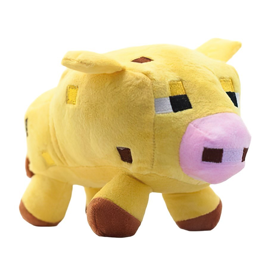 Plyšová hračka Minecraft Prase žluté 25cm - Plyšové hračky