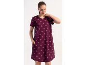 Dámské domácí šaty s krátkým rukávem Heart