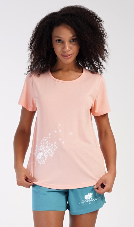 Dámské pyžamo šortky Kotě - Dámská pyžama šortky