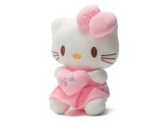 Plyšová hračka Hello Kitty se srdíčkem 25cm