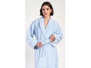 Dámský župan dlouhý se šálovým límcem Karolína Ženy - Dámské župany - Dámské dlouhé župany