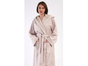 Dámský župan dlouhý s kapucí Pláž Ženy - Dámské župany - Dámské dlouhé župany
