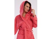 Ženy Dámské župany Dámské dlouhé župany - Dámský župan dlouhý s kapucí Jahoda Dámský župan dlouhý s kapucí Jahoda