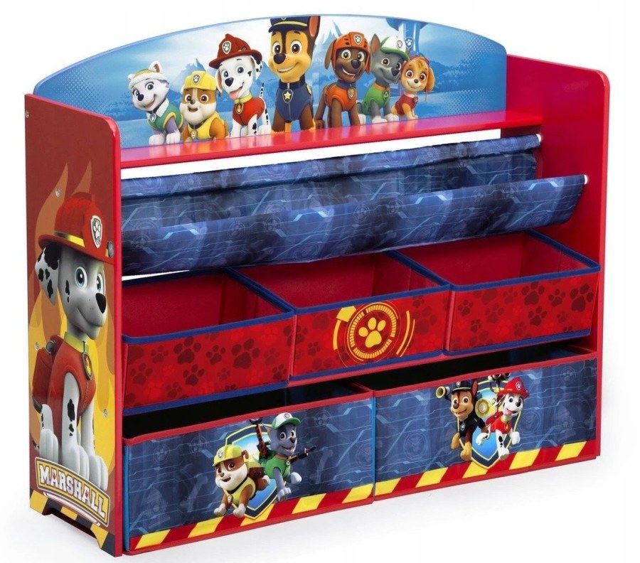 Boxy na hračky - Organizér na hračky a knížky Tlapková Patrola - velký Organizér na hračky a knížky Tlapková Patrola - velký - Boxy na hračky