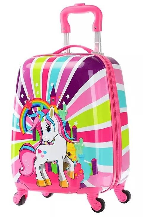 Dětský cestovní kufr Jednorožec duhový 29l - Dětské kufry