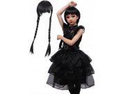 Dětský kostým Wednesday s parukou 110-122 M Párty a karneval - Dětské kostýmy