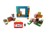 Magnetická stavebnice Minecraft TNT box 98ks Hračky - Magnetické stavebnice