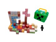 Magnetická stavebnice Minecraft Creeper box 98ks Hračky - Magnetické stavebnice