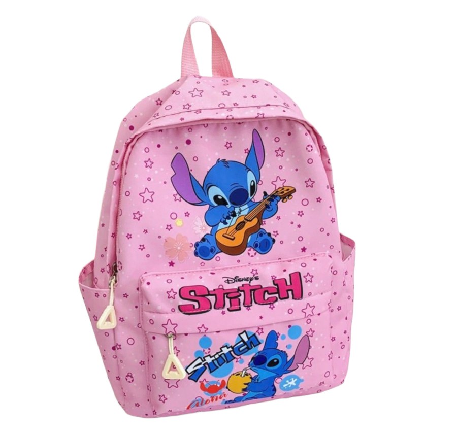 Dětský batoh Lilo a Stitch růžový CUTE - Batohy