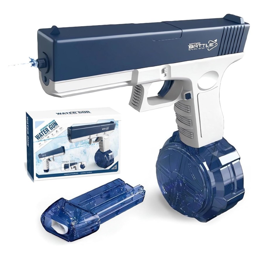 Automatická vodní pistole Glock se zásobníky modrá - Vodní pistole