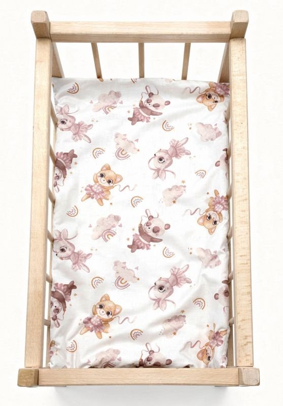 SDS Matrace do postýlky pro panenky Aloha, Bavlna, výplň: Polyester, 50x28 cm - matrace do POSTÝLKY