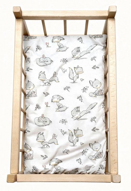 SDS Matrace do postýlky pro panenky Lištičky, Bavlna, výplň: Polyester, 50x28 cm - matrace do POSTÝLKY