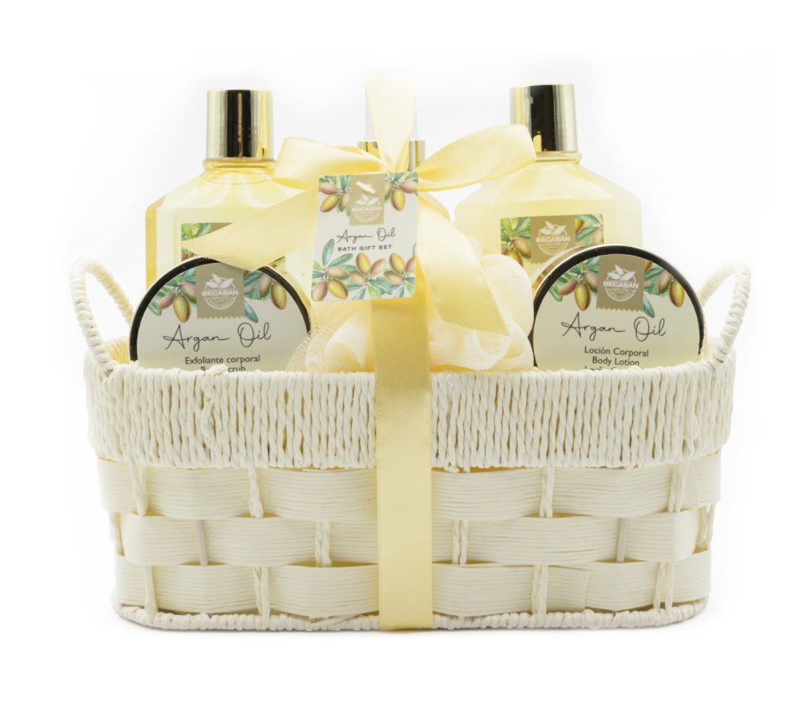Dárkový koš pro ženy Luxury Bath Argan oil 7v1 - Dárkové sady