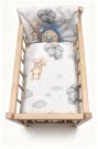 SDS Peřinky do postýlky pro panenky Medvídek balónky Bavlna, výplň: Polyester, 1x 38x44 cm / 28x20 cm Pro panenky - peřinky do POSTÝLKY