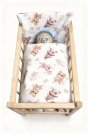 SDS Peřinky do postýlky pro panenky Aloha Bavlna, výplň: Polyester, 1x 38x44 cm / 28x20 cm