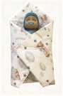 SDS Rychlozavinovačka pro panenky Spící medvídek Bavlna, výplň: Polyester, 1x 60x60 cm Pro panenky - rychlozavinovačky