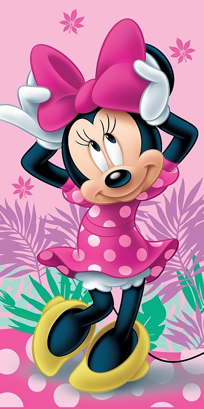 Osuška Minnie pink 02 70/140 Osuška Minnie pink 02 70/140