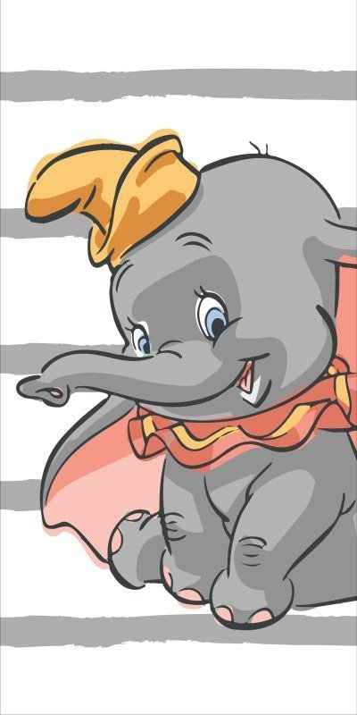 JERRY FABRICS Osuška Dumbo stripe Bavlna - Froté, 70/140 cm - plážové osušky