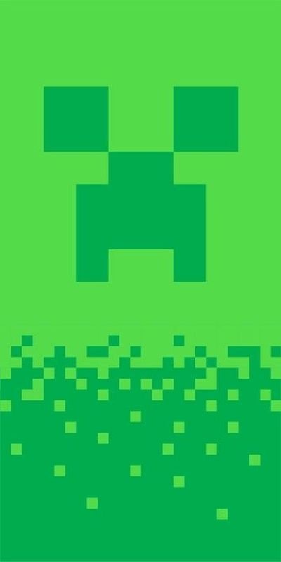 Osušky,ručníky, ponča - plážové osušky - JERRY FABRICS Osuška Minecraft Digital Creeper Bavlna - Froté, 70/140 cm JERRY FABRICS Osuška Minecraft Digital Creeper Bavlna - Froté, 70/140 cm - plážové osušky