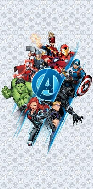 HALANTEX Osuška Avengers Bavlna - Froté, 70/140 cm - plážové osušky