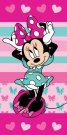 JERRY FABRICS Osuška Minnie Hearts 04 Bavlna - Froté, 70/140 cm Osušky,ručníky, ponča - plážové osušky